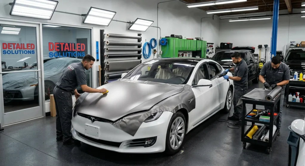 Matte Color Ppf Vs Vinyl Wrap For Tesla Model S In Arlington Tx Arlington, Tx, Fort Worth, Tx &Amp; Dallas, Tx | 5Ocpg1Ivxanbldrn6Sdl4 Cgk93Juw